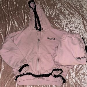 Teddy Fresh Light Pink Hoodie and Joggers